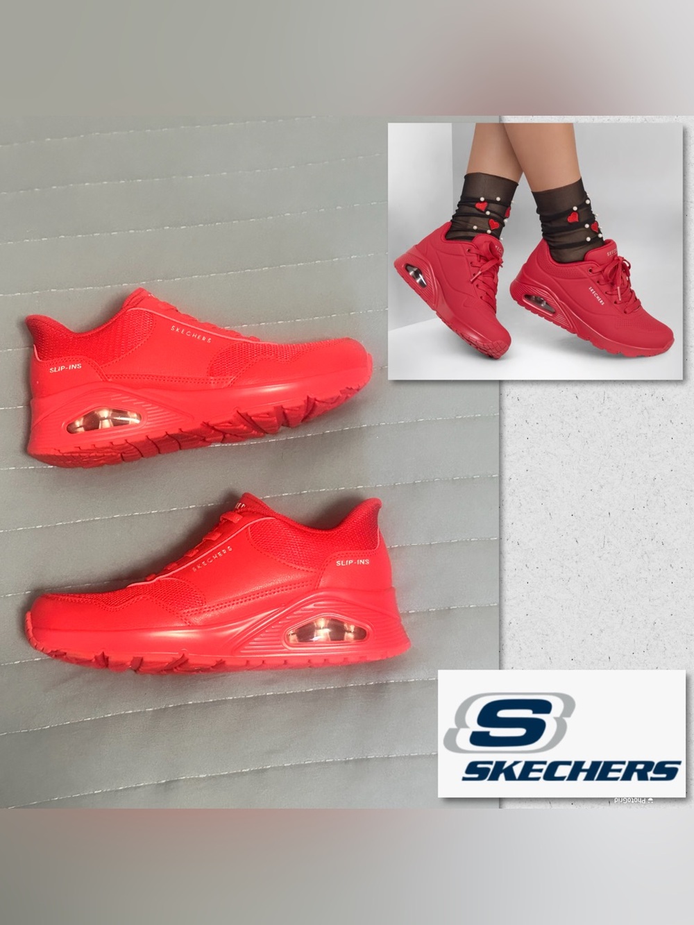 Skechers Slip-On Air-Cushion Shoes